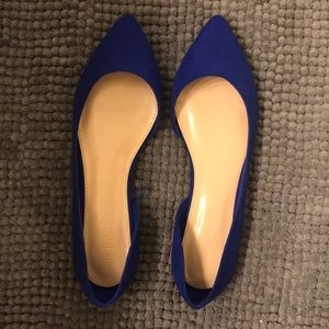 New Blue Pointed Flats